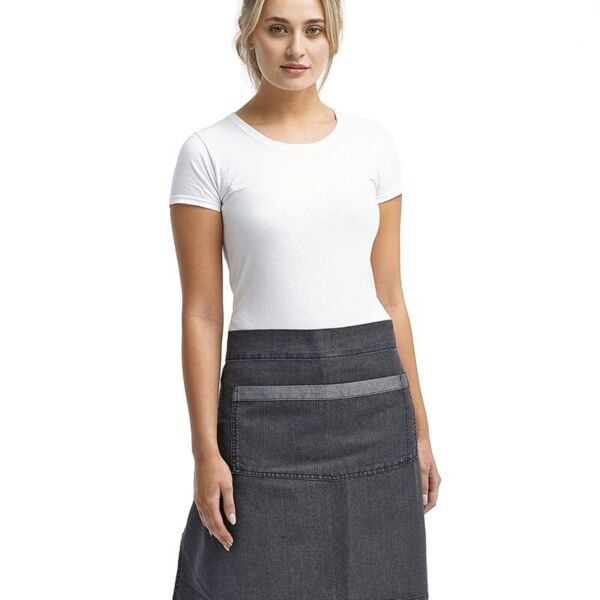 Domain Contrast Denim Waist Apron Thumbnail